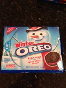 winter oreos